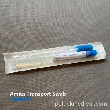 Swab de transporte com gel amies